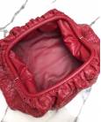 Сумка Bottega Veneta The Pouch Red Woven Clutch
